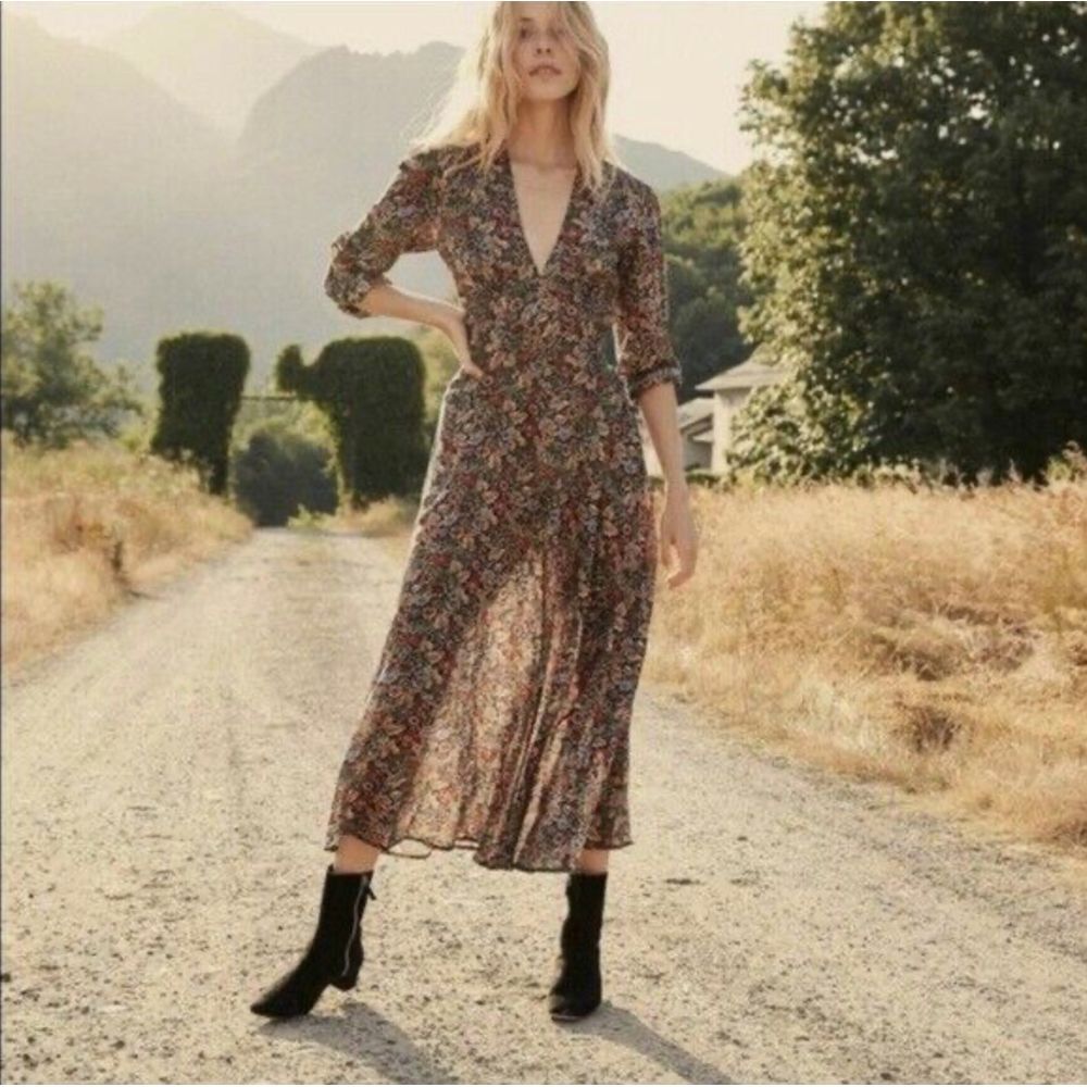 Doen Dickinson Dress Wildberry Thicket Size‎ Small NEW